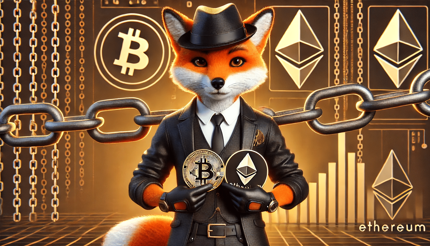 Correlation between bitcoin and ethereum