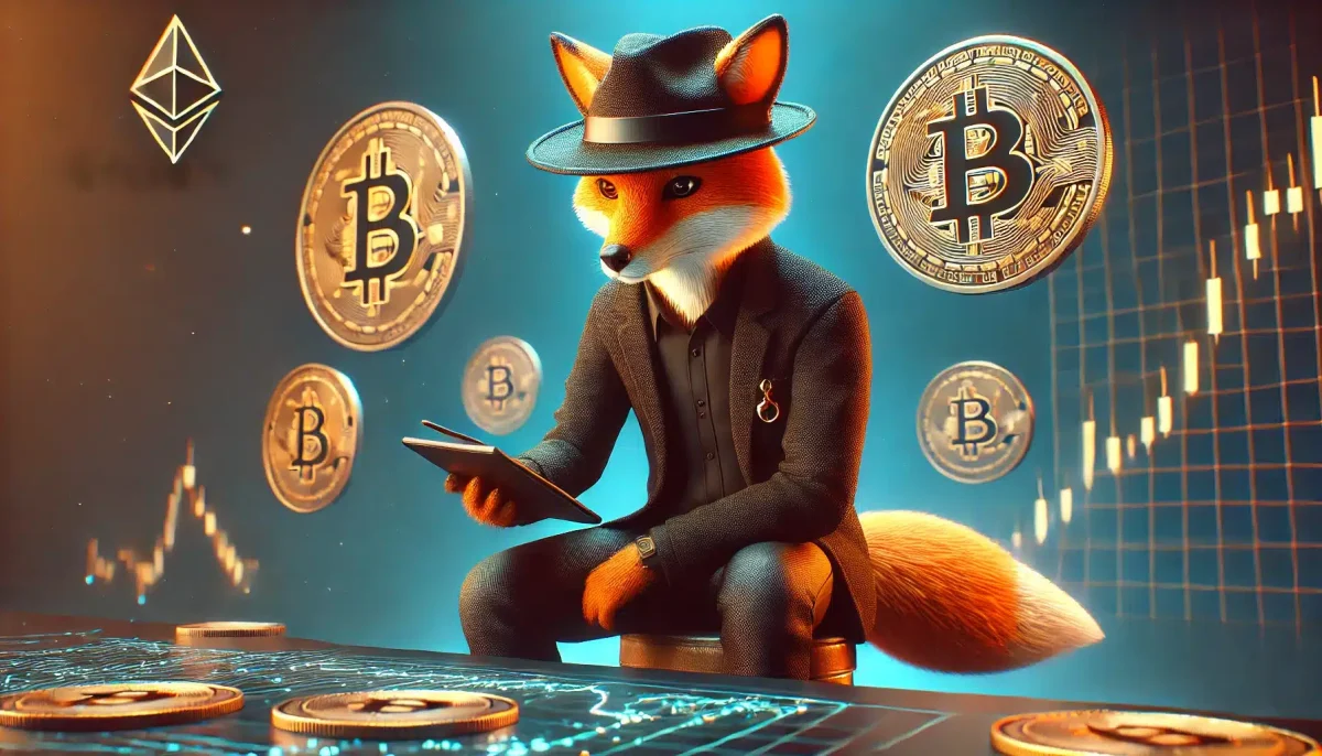 Illustration of Bitcoin as a reserve asset with the U.S. flag and financial charts, symbolizing Trump's Bitcoin Reserve Plan and its potential market impact.