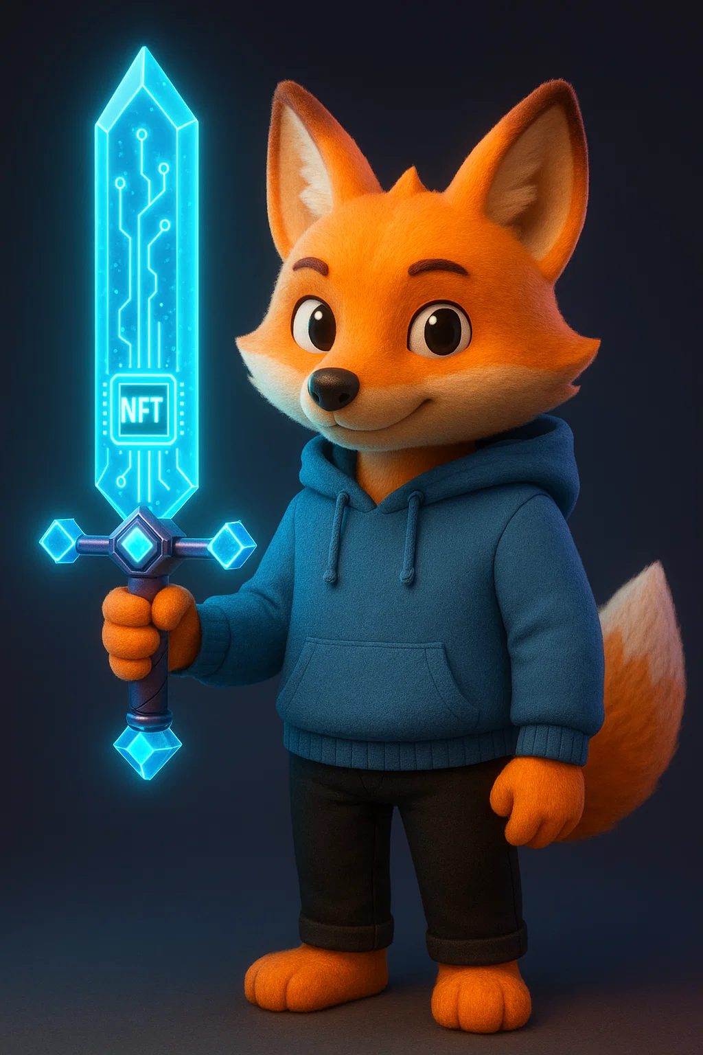 NFT fantasy sword minting UI