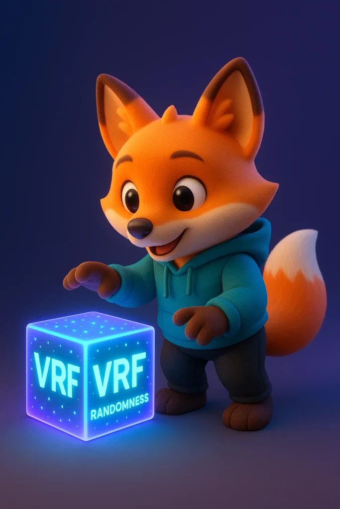 Chainlink VRF workflow diagram