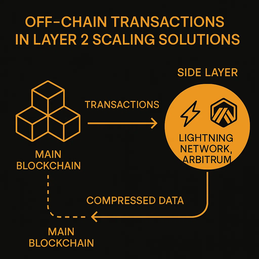 How off-chain transactions work in Layer-2 scaling solutions