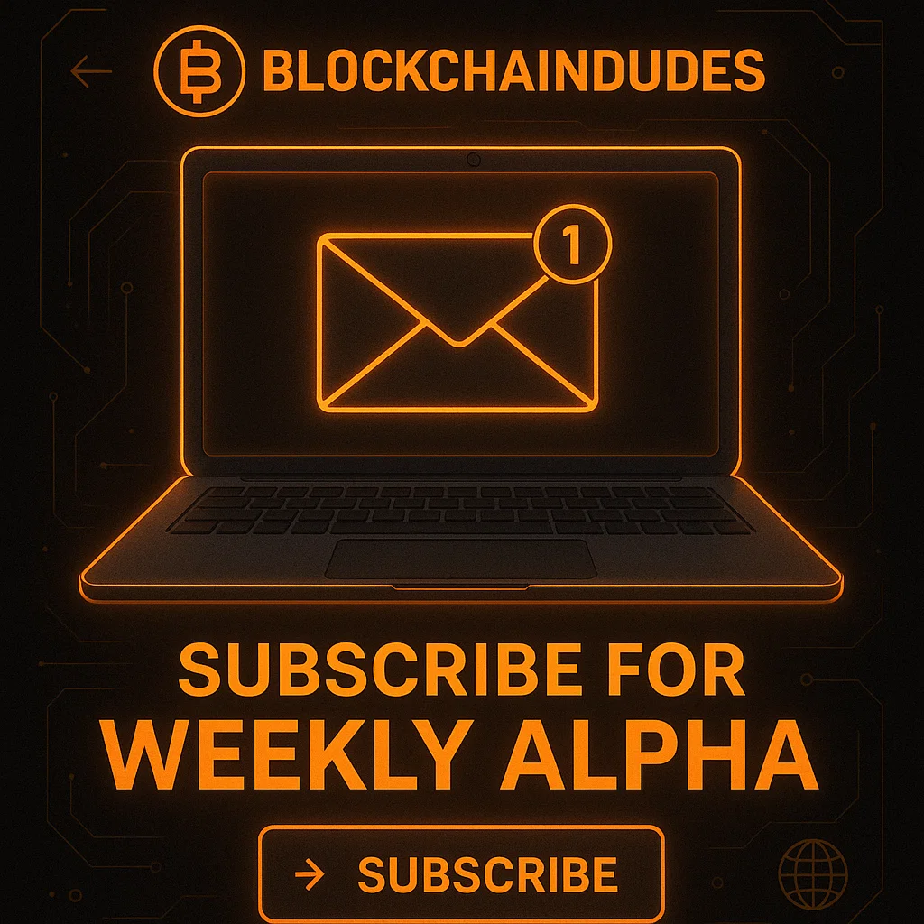 Subscribe to BlockchainDudes newsletter for on-chain vs off-chain insights