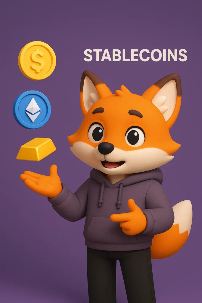 stablecoin types fiat crypto algorithmic commodity
