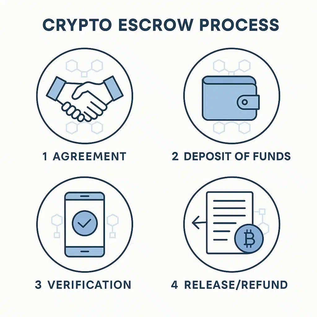 Crypto Escrow Services Explained process step by step