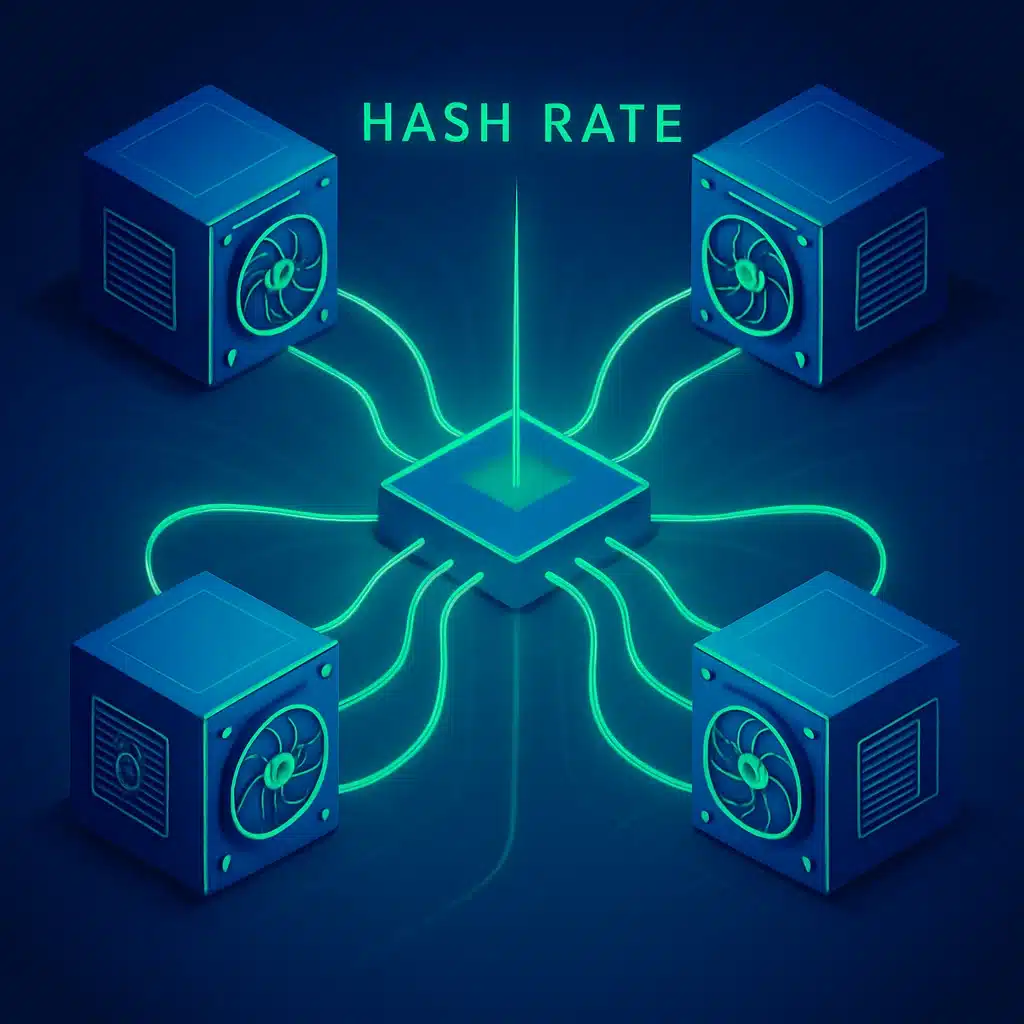 Mining pool shares distribution